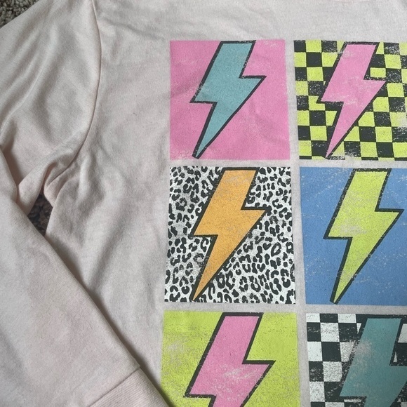 Girls AC⚡️DC Long Sleeve Shirt. Medium 8 - Picture 2 of 7